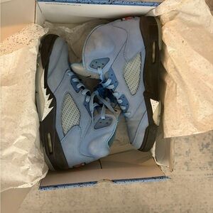 Jordan Kids Light Blue High-Top Sneakers